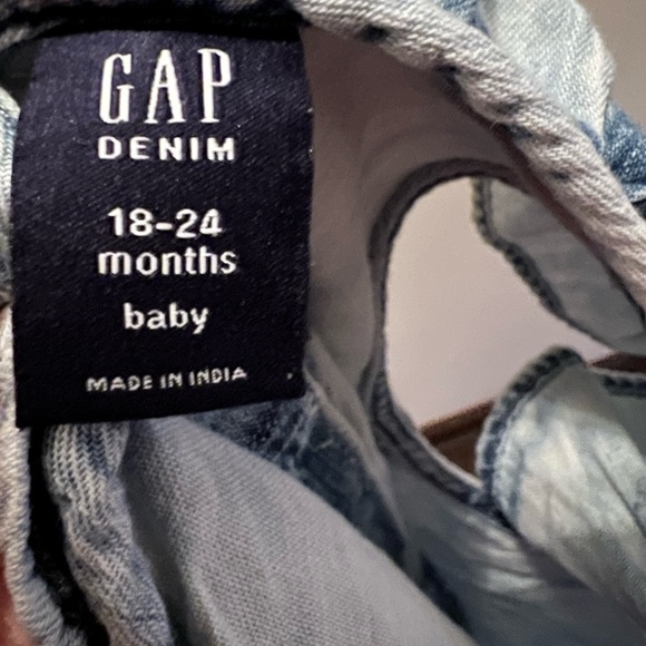 BABY GAP denim DRESS - Picture 3 of 7
